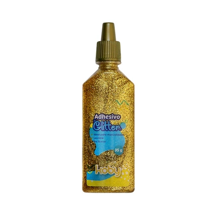 ADHESIVO C/BRILLO KOBY 35GR ORO